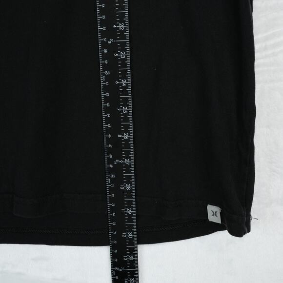 Hurley T-Shirt Mens Large Black Graphic Tee MCMXCIX Skater Surfer Grunge - Picture 7 of 7